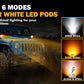 Auxbeam 3" Light Pods - white and amber modes